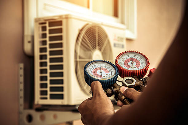 Professional Hvac Maintenance technician working in Bassett, VA